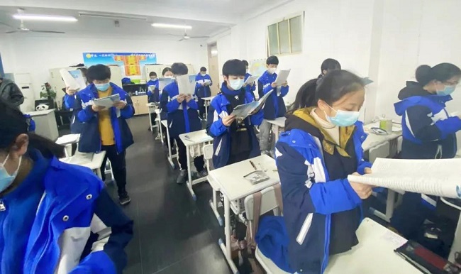 晨读_陕西北方工程技术学校