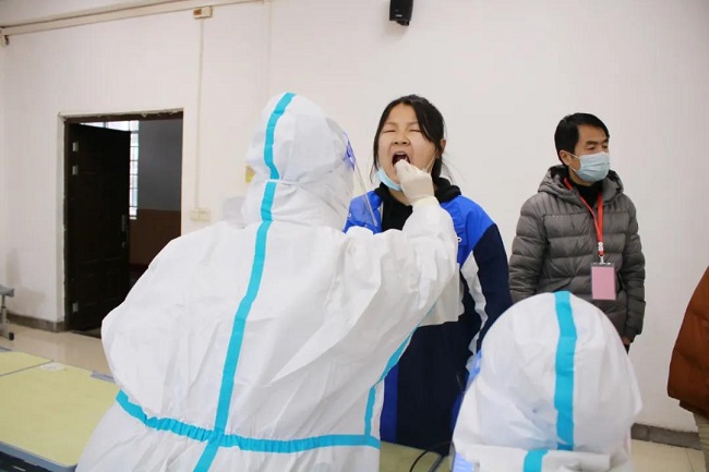 第二次全员核酸检测_陕西北方工程技术学校