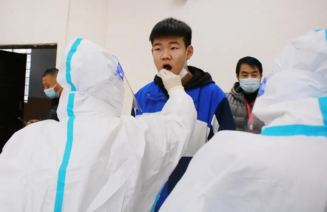 第二次全员核酸检测_陕西北方工程技术学校